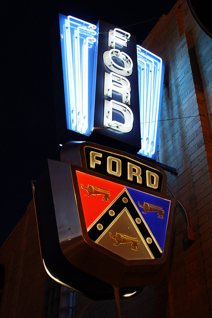 big-dewlittle:50’s Ford Neon Sign by Micheal  Peterson on Flickr.
