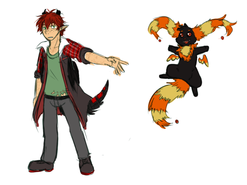 lil &amp; young adult theo drafts compiled + his familiar who turns into a COOL FIRE SWORD