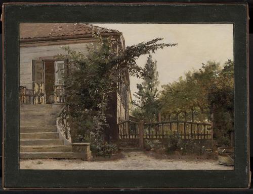 Christen Købke - The Garden Steps Leading to the Artist&rsquo;s Studio on Blegdammen, Cop