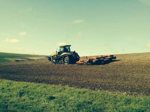 11thmarch, spring drilling and land work on a beautiful spring day.