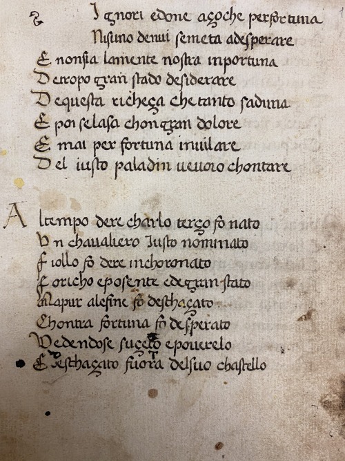 Ms. Codex 270 -Libro di Santo Justo PaladinoWritten somewhere in Italy in the 15th century, this man