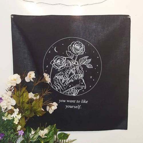 Now on my online shop! Back patches screenprinted on 100% cotton bandanas.Fabric measures 21″x21″. A