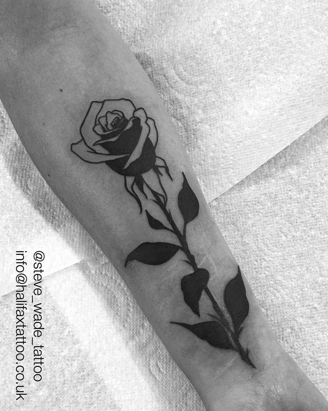 All Seeing Eye Tattoo Lounge  Blackwork rose for Charis from today    
