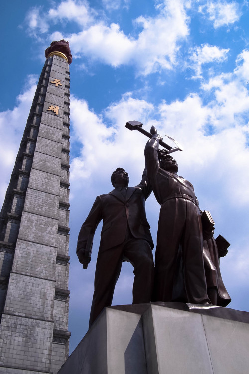 The Juche Tower Pyongyang, DPRK 2013