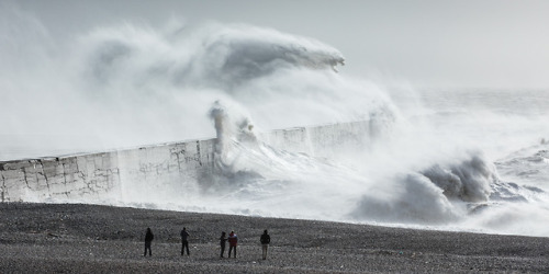 itscolossal:Mythical Creatures and Greek Gods Leap From Waves Captured off the South Coast of Englan