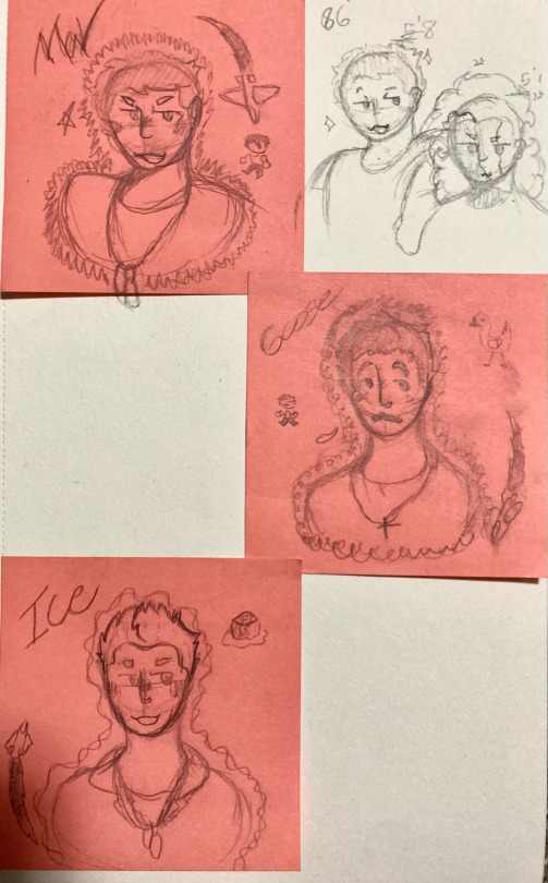 Mav, Goose, And Ice Doodles Didn’t Have Enough Room To Fit A Slider Sticky Note 😔😔