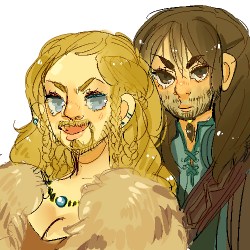 tumblino:  &lsquo;what if fem!kili had more of a beard than her male counterpart&rsquo; 