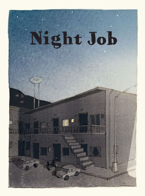 My favorite illustration from the very good Night Job, written by Karen Hesse and illustrated by G. 
