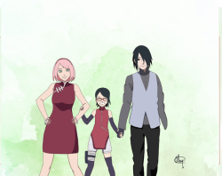 appleheadss:  sasusaku family