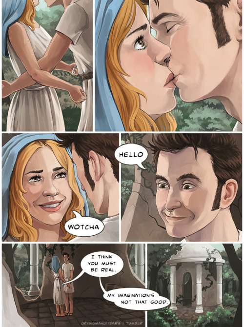 cryingmanlytears: Scene from The Stone Rose by Jacqueline Rayner (BBC Books) (p.s if there are other