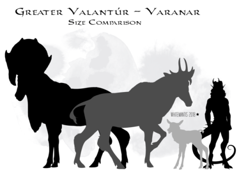 Timeless Bestiary: Greater Valantúr (Greater Suncrest Antelope)PronunciationGreater valantúr (or gre