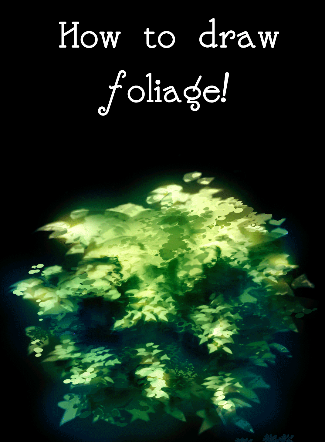 drawingden: Foliage Tutorial by tinywitchdraws