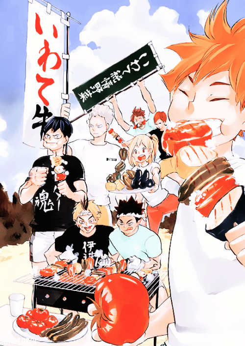 Porn photo sandtobio:  Haikyu!! x JA ZEN-NOH Iwate Food