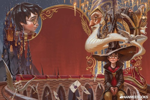 thecollectibles:  HARRY POTTER 20th Anniversary Thai Edition - cover art by  ARCH APOLAR  