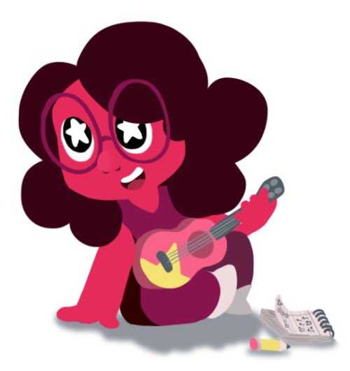spatialheather:  Wanted to draw rebeccasugar as ‘a ruby’ as a thank you for putting so much heart into Steven Universe.     ☆    ♥   ☆   [sketch] 