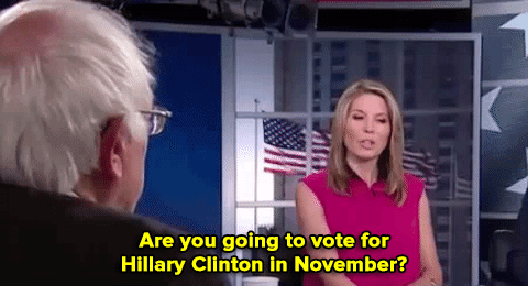 thoughts-of-an-x-factor:neuroxin:micdotcom:Bernie Sanders says he’ll vote for Hillary in NovemberAsk