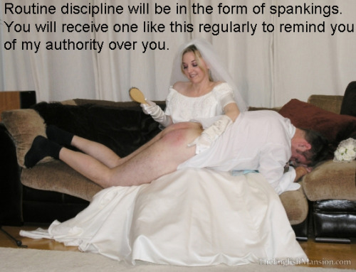 The maintenance spanking. They say an ounce of prevention is worth a pound of cure.