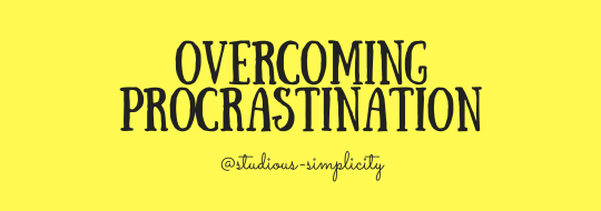 procrastination masterpost