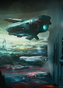 geeksngamers:  “Untitled” | Sci-Fi Concept Art —
