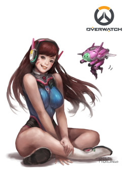 art-of-cg-girls:  Overwatch Fan art by Kim