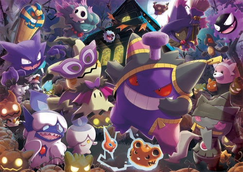 Official Art: Pokemon Halloween [ x ]  Please don’t delete caption, as it links to the source, thank