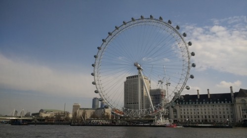 bollybilli:What I did on my holiday. Champagne on the London Eye, scotch eggs with a Dalek in Camden