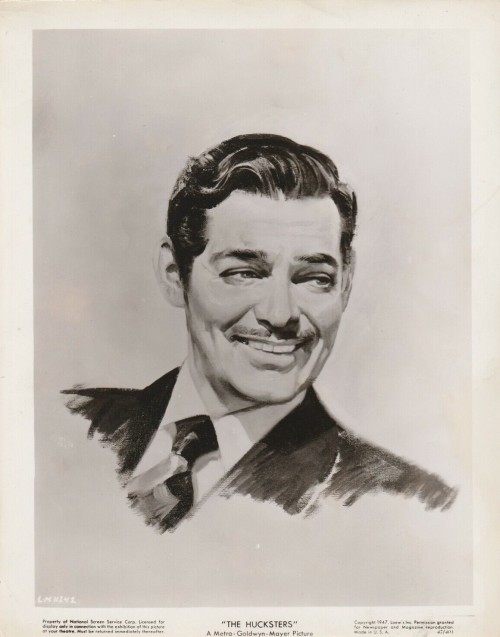 Clark Gable for “The Hucksters” 1947.