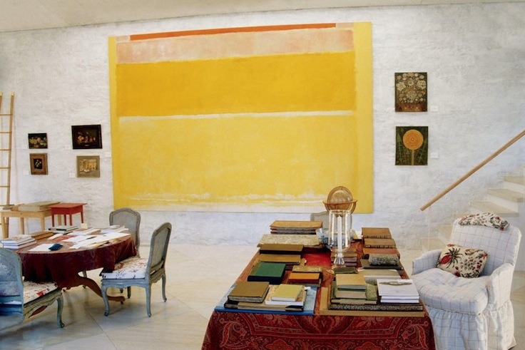 dailyrothko: Daily Rothko Bonus Bunny Mellon’s Oak Spring Garden Library with 