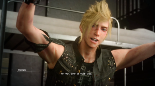 dizzymoogle:  “Ever At Your Side”Prompto always listens to Luna. This time he even quotes her. This has been pointed out before but I’ve always liked that he repeated Luna’s quote.I remember the first time I finished Episode Prompto and heard