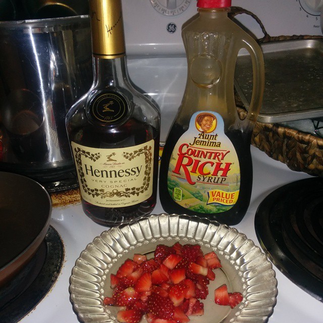 And strawberry hennessy 