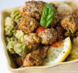 in-my-mouth:  Lemon Pepper Tempeh