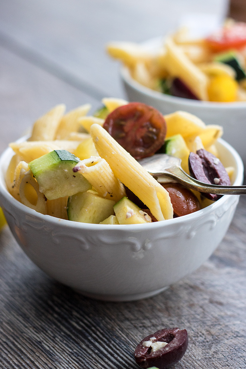 Simple Penne Pasta Salad | a Love a fare