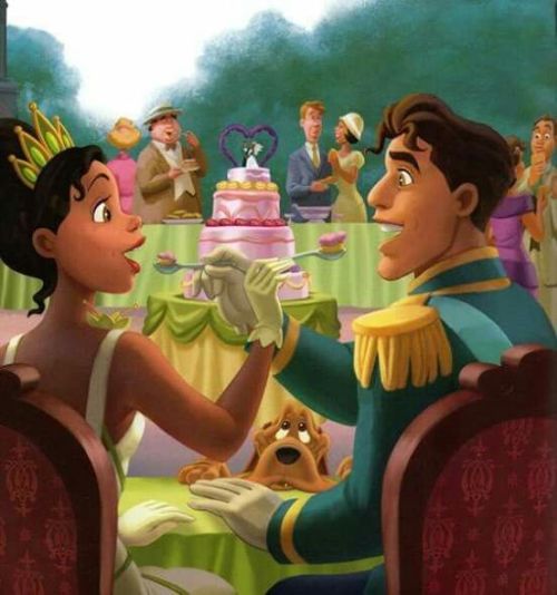 Tiana Stays Feeding Her Man