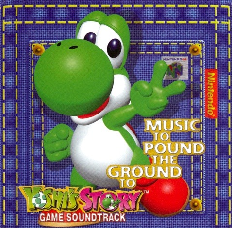 suppermariobroth:The Shaped CD Yoshi’s Story soundtrack that was distributed over Nintendo Power.