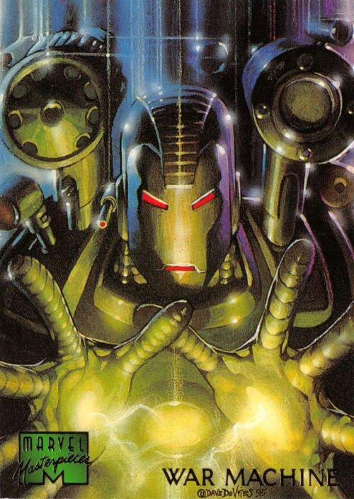 comicbooktradingcards: Marvel Masterpieces - Series 4 (1995) #109 War Machine