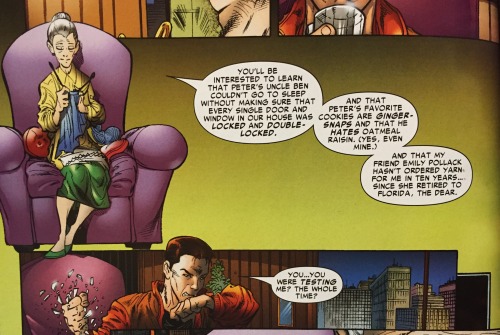 the-green-anon:doctor-seamonster:vamaena:That time Aunt May poisoned the Chameleon when he was disgu