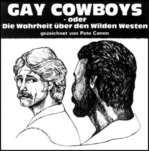 Gay Cowboys 1 - artwork by Pete Canon.