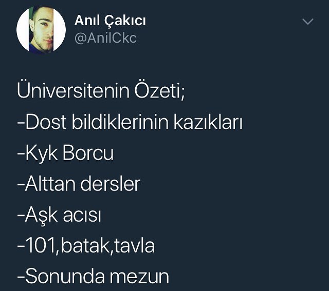 Üniversitenin özeti;

-...