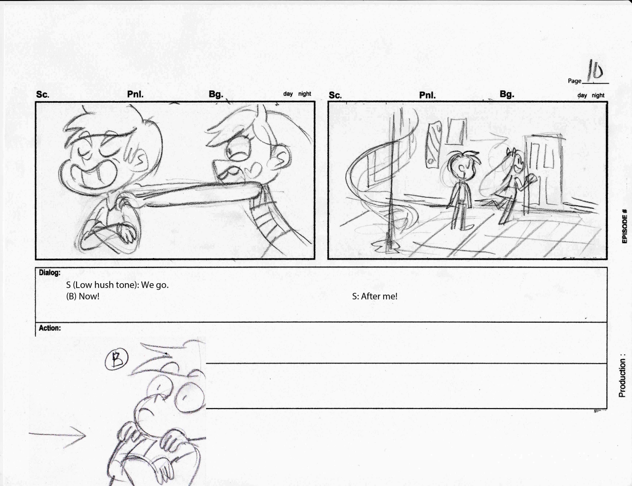 eelhips:  A test I did for Star Vs. The Forces of Evil. To read the full board test