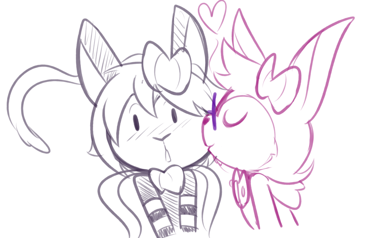 felinosinsareunbreakable:Some doodles i made for cammy few days ago that i thought