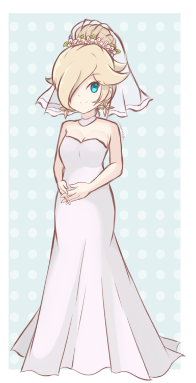 Wedding Dress Princess Rosalina!I’ve moved my art over to Twitter! Please consider following m