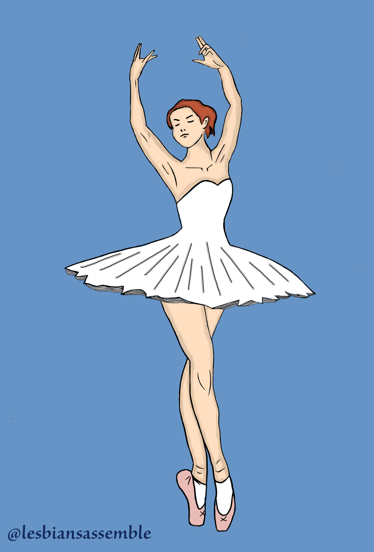 administration Simuler Bageri archive. — A young Natasha Romanoff performing ballet