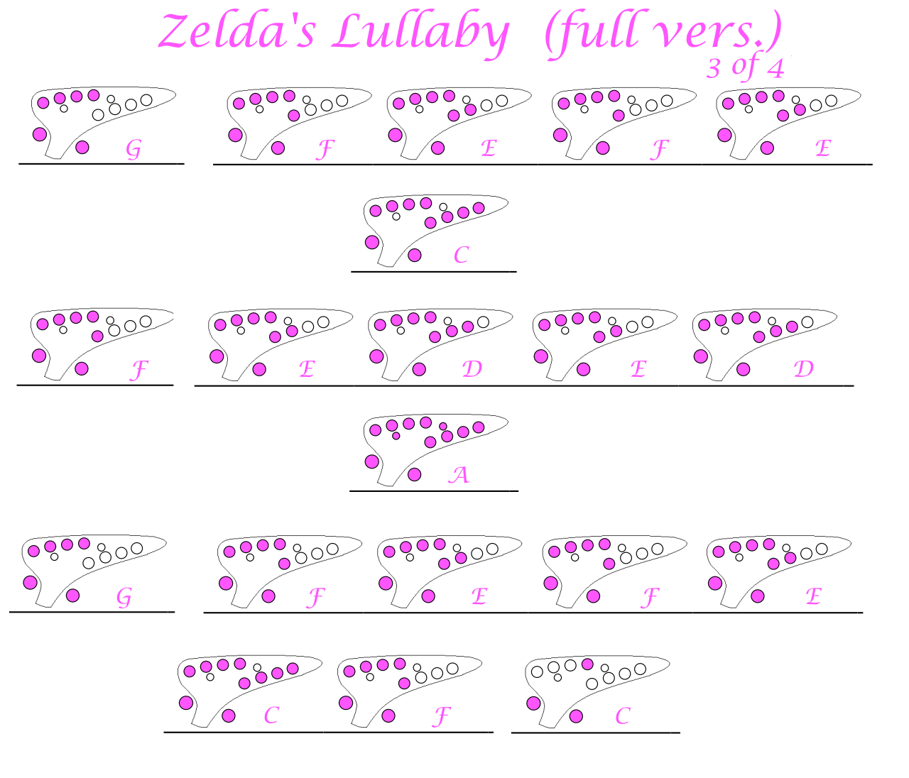 Song of time 12 hole ocarina tutorial (Long version) 