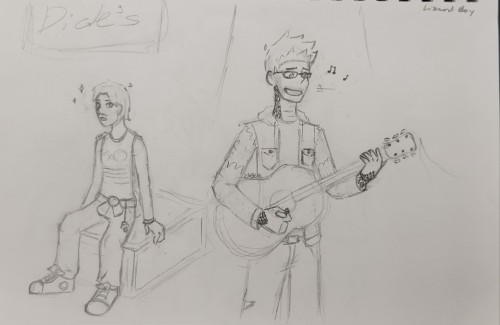 Uh. I Went To The Oregon Shakespeare Festival Last Week And Saw Five Shows. I Decided To Draw A Scene