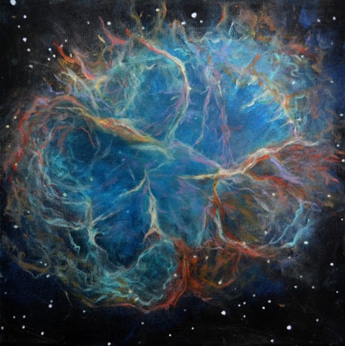 bestof-society6:  ART PRINTS BY ALIZEY KHAN    Flame Nebula   Butterfly Nebula Painting   Andromeda Galaxy   Crab Nebula   Monkey Head Nebula  