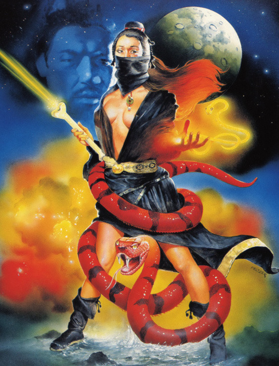 theactioneer:  The Battle Wizard poster art (1977)  GRINDHOUSE® Shaw Bros.