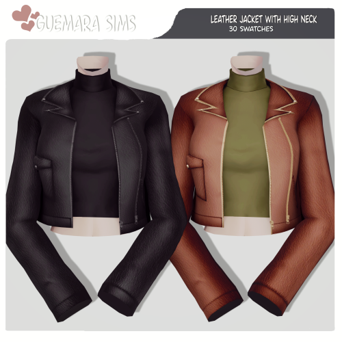 Introducing My Leather Jacket Club Set For Sims 4! Elevate Your Sim's Style With This Versatile Collection