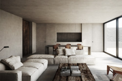 nilsgeylen:  Nicolas Schuybroek  oh so nice living area. I&rsquo;d have the deeper part of the house with the bedrooms in it wood, like on the wall there. Wood eat light, and light is bad for sleep. I&rsquo;m the only person who likes bedrooms without