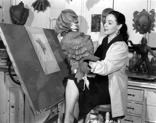 arcaneimages: Milicent Patrick was a commercial artist, fashion designer, model, illustrator of chil