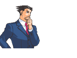 askaceattorney:  Dear Curious,1. Scratch2. Sheepish3. Prosecution4. On5. Pair6. Defender7. Dirt8. Cat9. Cherry10. Dull11. Sleep12. Pizza13. Ascending14. Pretty15. …Coffee-Phoenix Wright